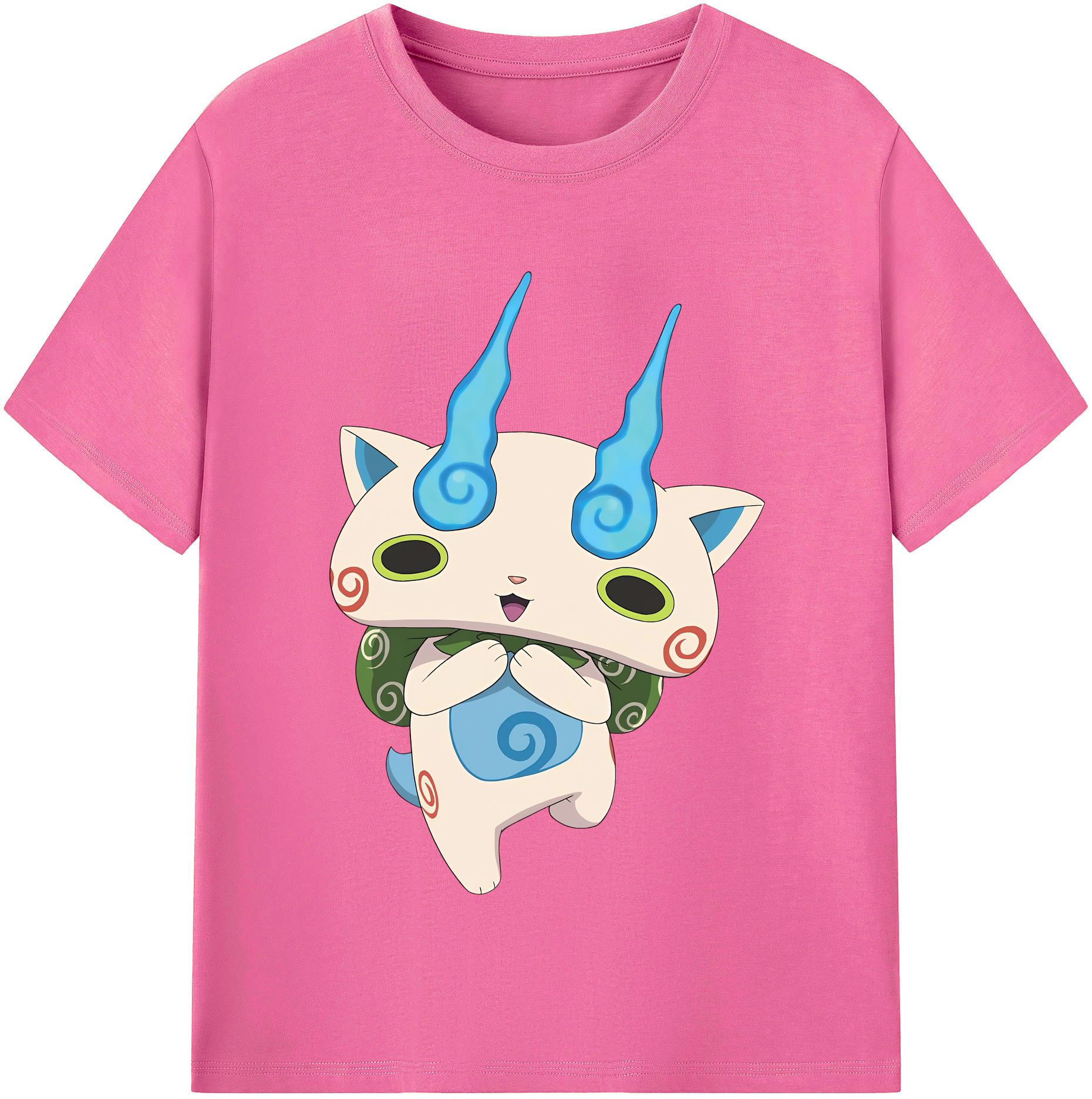 （画像用） 妖怪ウォッチ Yo-kai Watch レディースカジュアルプリントTシャツ（綿100％）